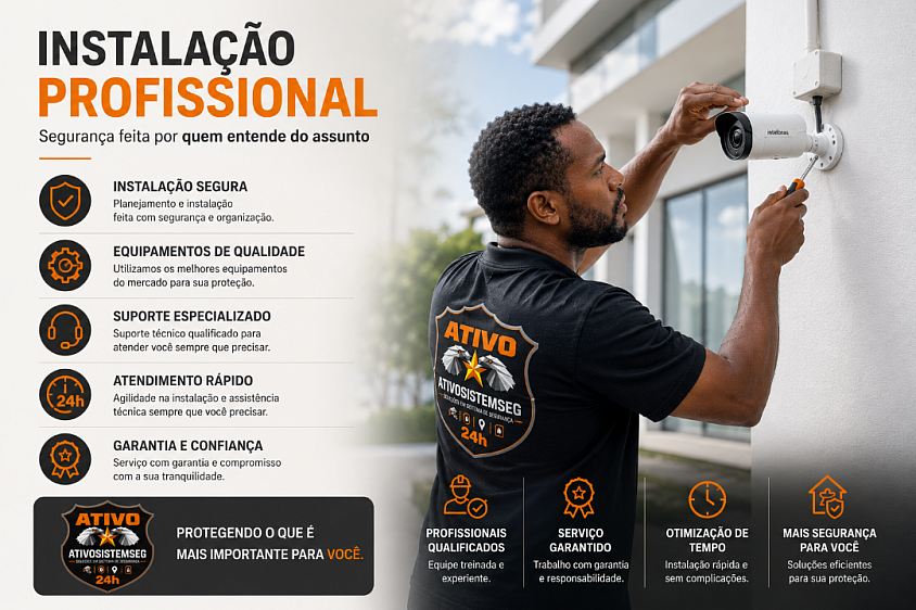 Instalação profissional